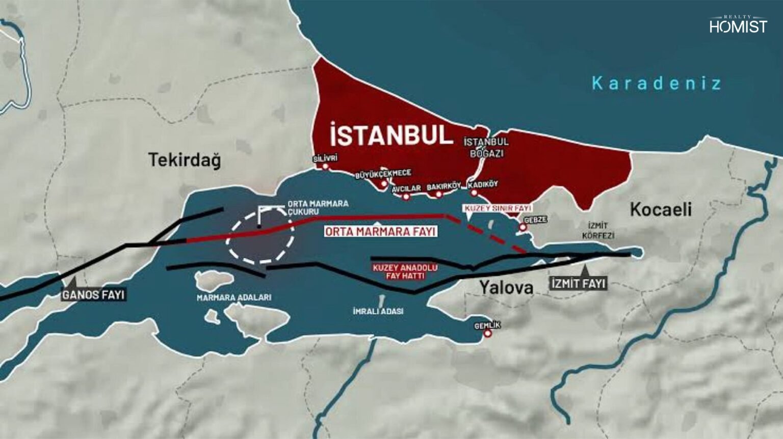 Istanbul Earthquake Map