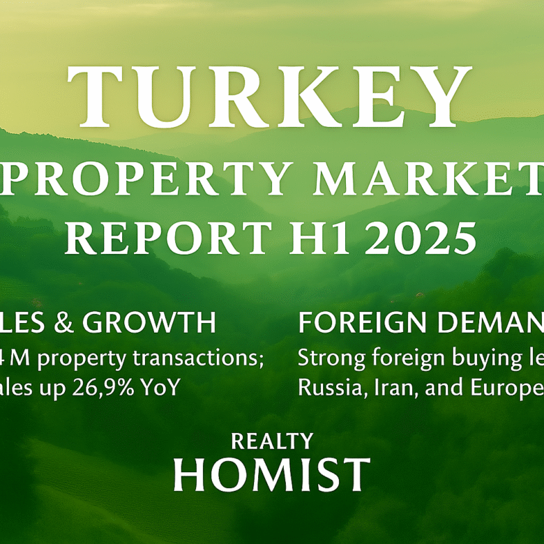 Türkiye Emlak Piyasası - H1 2025 Yatırımcı Anlık Görünümü