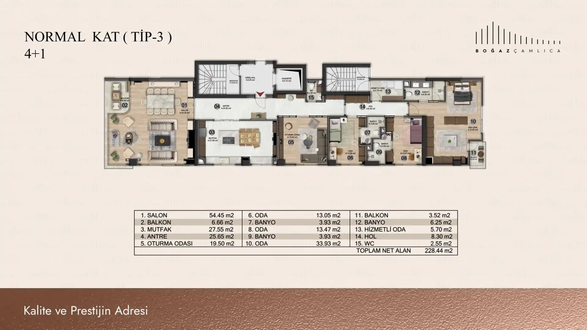 Luxury Residence Istanbul – Floor Plan