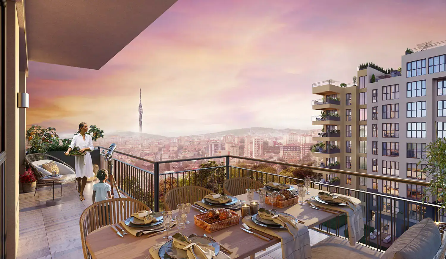 Avrupa Residence Oryapark project in Ümraniye Istanbul near metro station