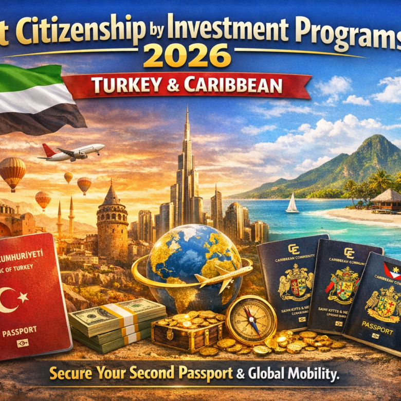 Top Citizenship by Investment Programs in 2026 — Turkey, Caribbean & Fast-Track Options