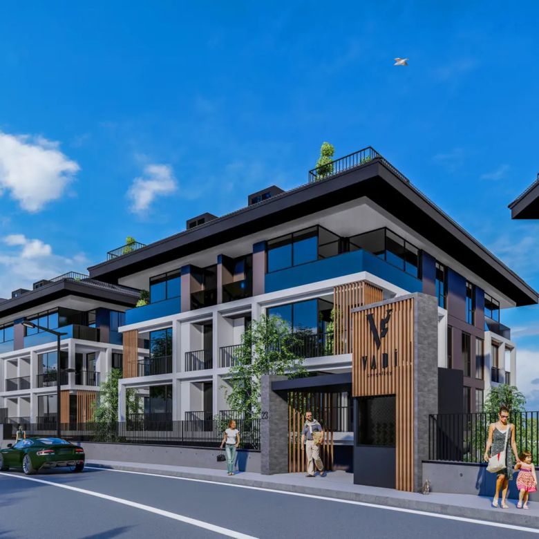 Exterior of Vadi Çengelköy luxury apartments in Üsküdar