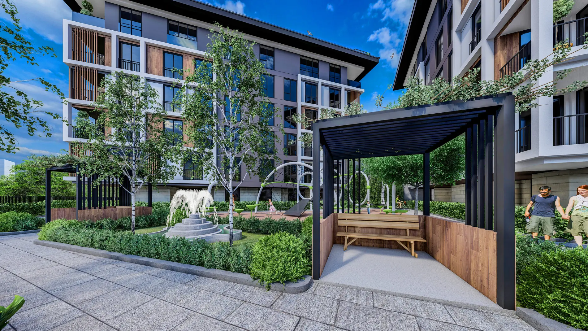 Modern 2 Bedroom apartment interior at Vadi Çengelköy