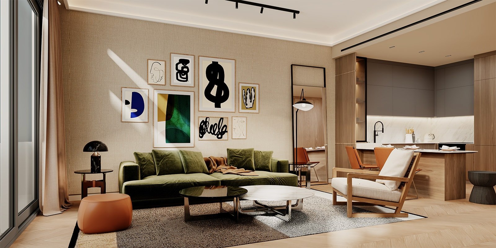 Apartment near Finance Center
